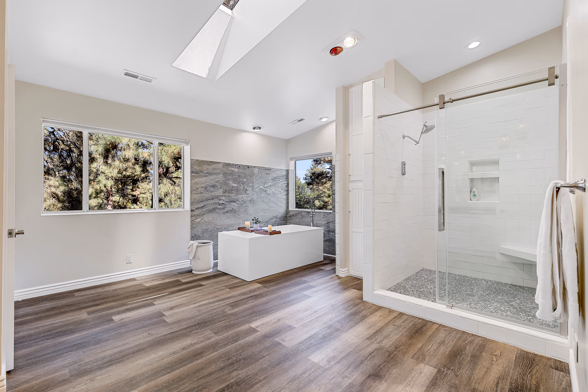 Luxury short-term rental bathroom design